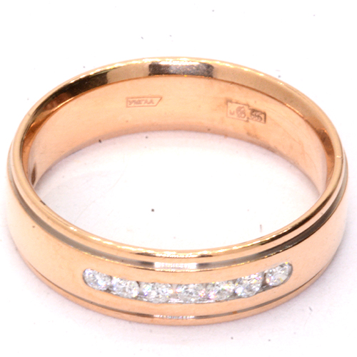 Кольцо обручальное Золото 585