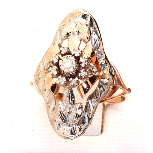 Кольцо Золото 500