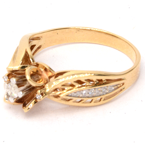 Кольцо Золото 585