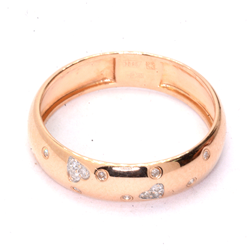 Кольцо обручальное Золото 585