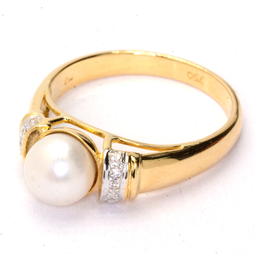 Кольцо Золото 750