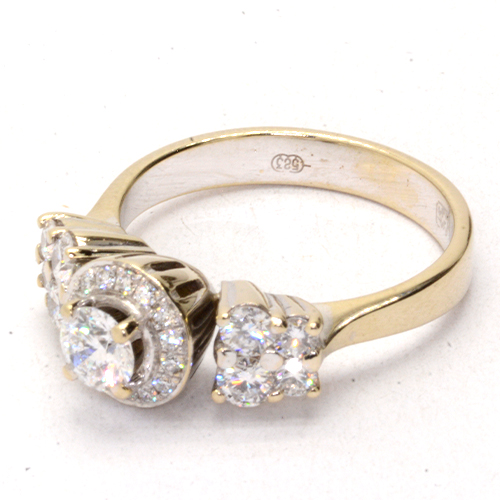 Кольцо Золото 585