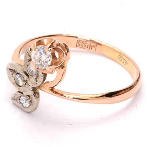 Кольцо Золото 585