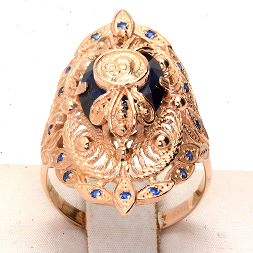 Кольцо Золото 585