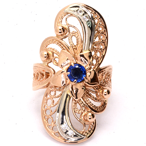 Кольцо Золото 585