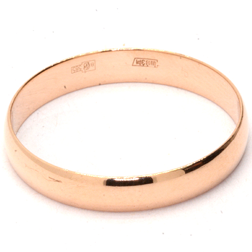 Кольцо обручальное Золото 585