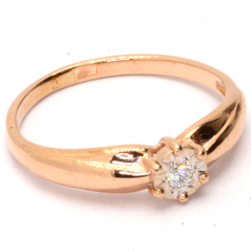 Кольцо Золото 585