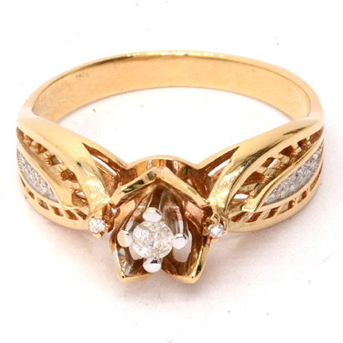 Кольцо Золото 585