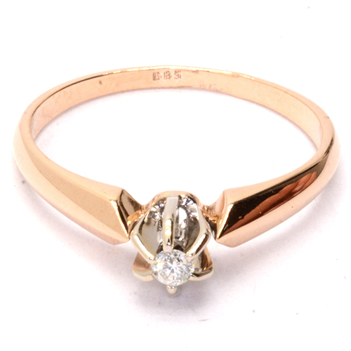 Кольцо Золото 585