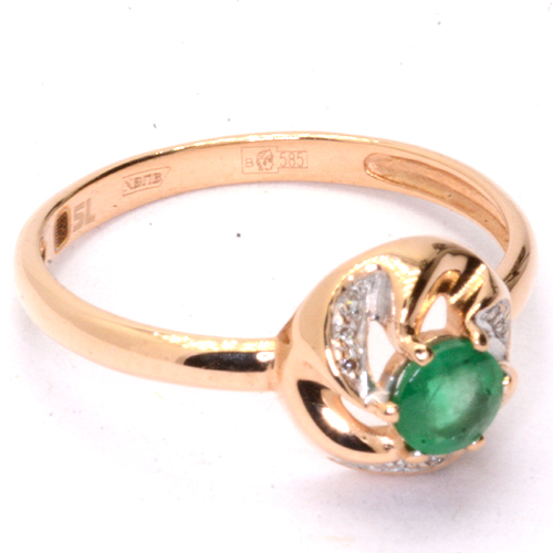 Кольцо Золото 585