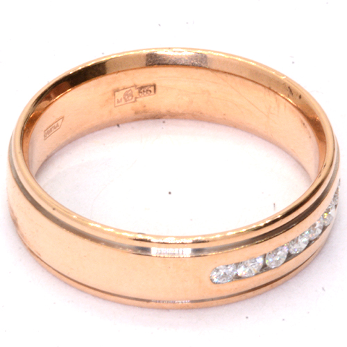 Кольцо обручальное Золото 585