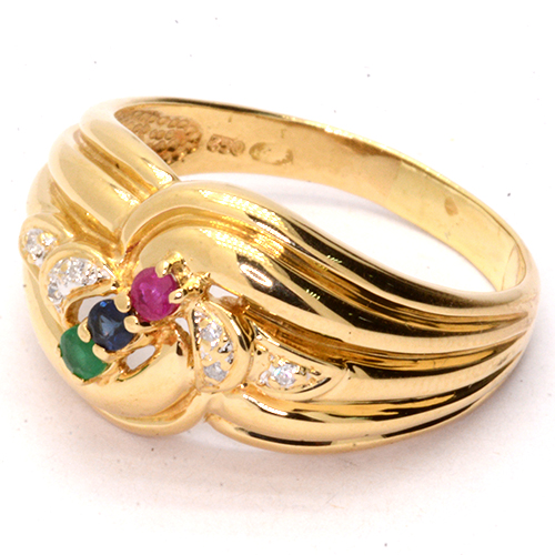 Кольцо Золото 750