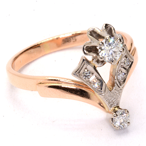 Кольцо Золото 585