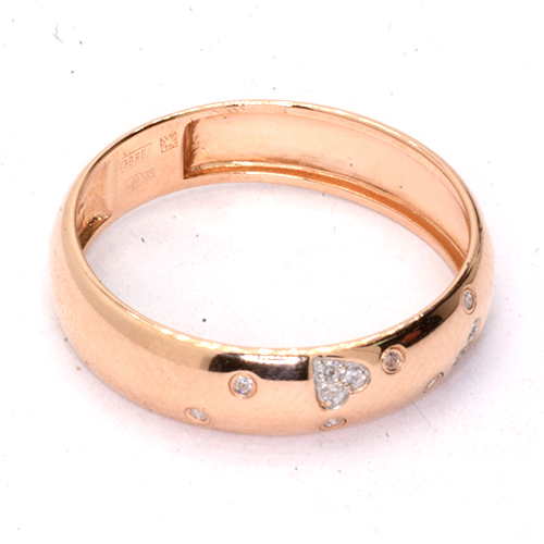 Кольцо обручальное Золото 585