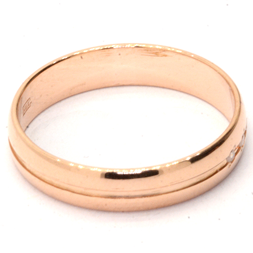 Кольцо обручальное Золото 585