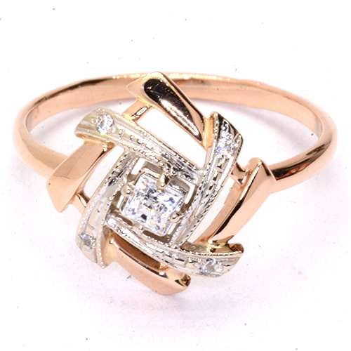 Кольцо Золото 585