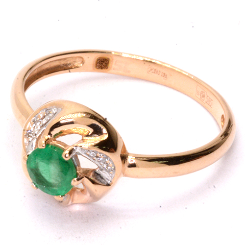 Кольцо Золото 585