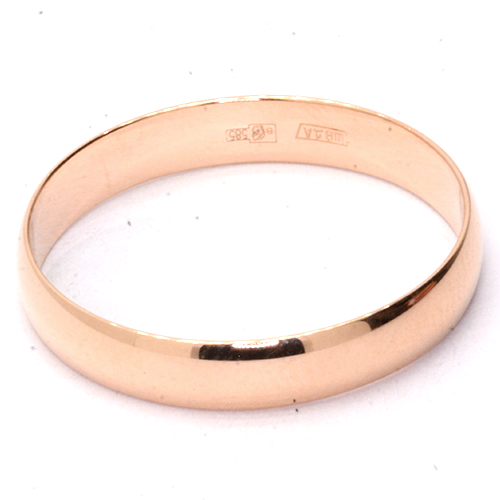 Кольцо обручальное Золото 585