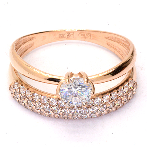 Кольцо Золото 585