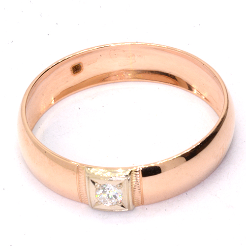 Кольцо обручальное Золото 585