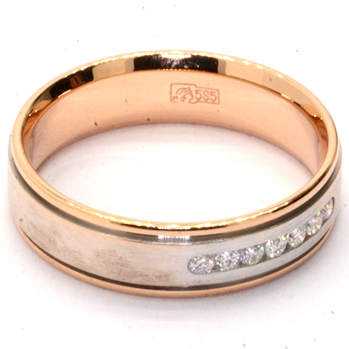 Кольцо обручальное Золото 585