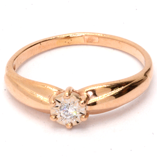 Кольцо Золото 585