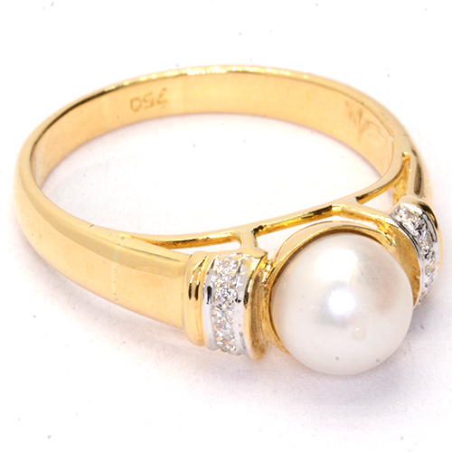 Кольцо Золото 750