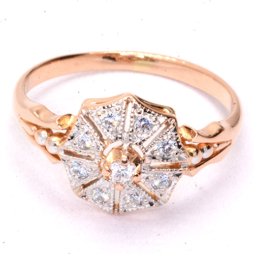 Кольцо Золото 585