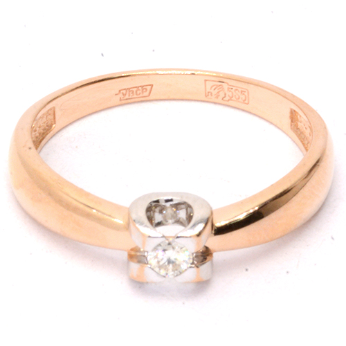 Кольцо Золото 585