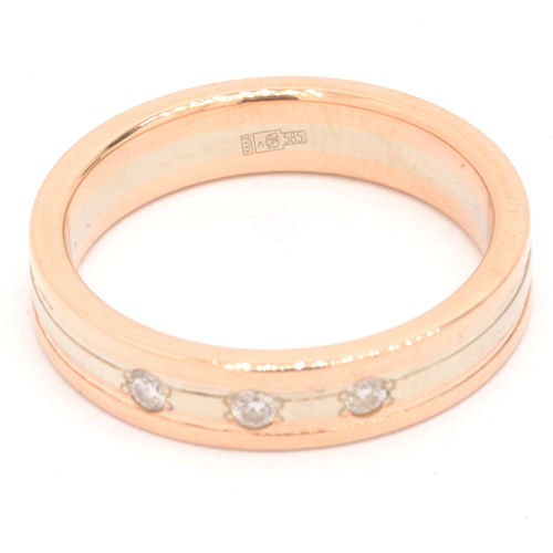 Кольцо обручальное Золото 585