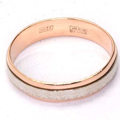 Кольцо обручальное Золото 585