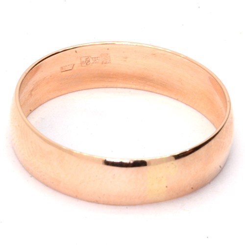 Кольцо обручальное Золото 585