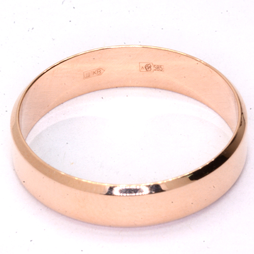 Кольцо обручальное Золото 585