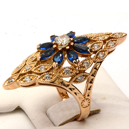 Кольцо Золото 585