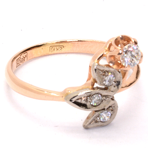 Кольцо Золото 585