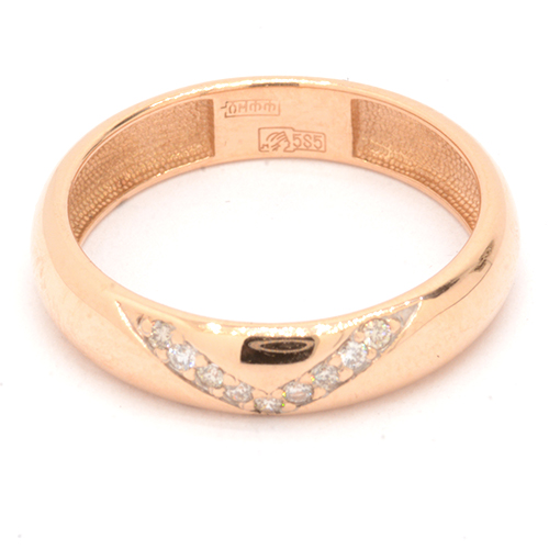 Кольцо обручальное Золото 585