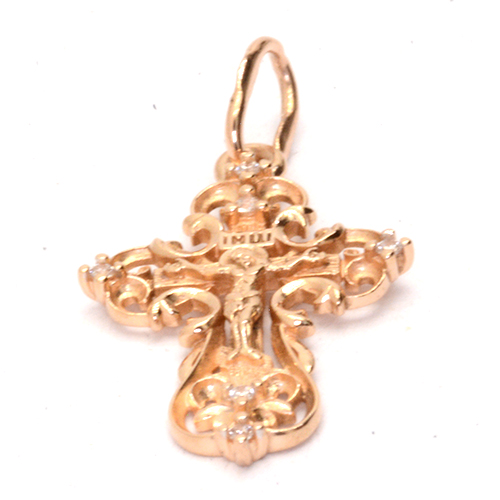 Крест Золото 585