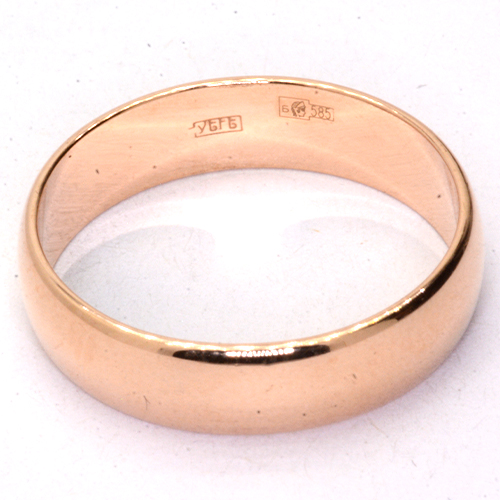 Кольцо обручальное Золото 585