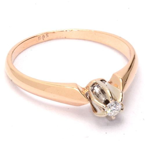 Кольцо Золото 585