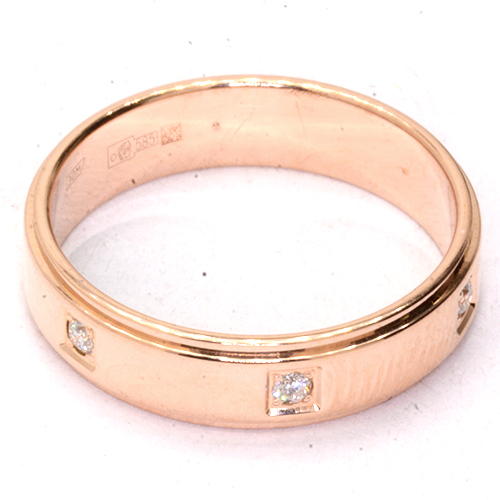 Кольцо обручальное Золото 585