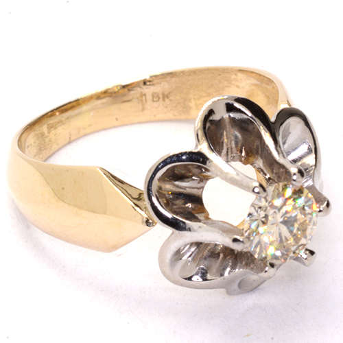 Кольцо Золото 750