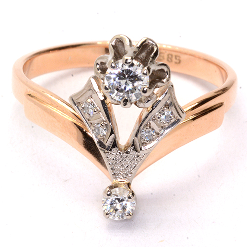 Кольцо Золото 585