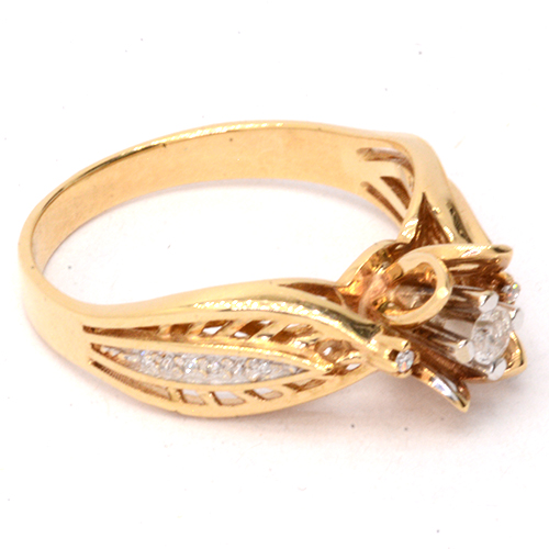 Кольцо Золото 585