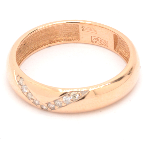 Кольцо обручальное Золото 585