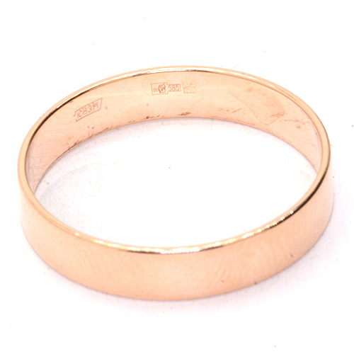 Кольцо обручальное Золото 585